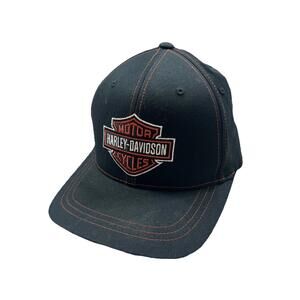 Harley-Davidson Baseball Style Hat Size Small/medium Black Men’s Vintage